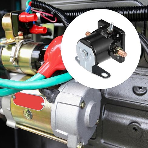 uxcell Universal Card Car Starter Solenoid Switch Relay Intermittent Duty 6 Volt DC Contactor Solenoid Control Relay Switch 3 Terminals in Saudi Arabia