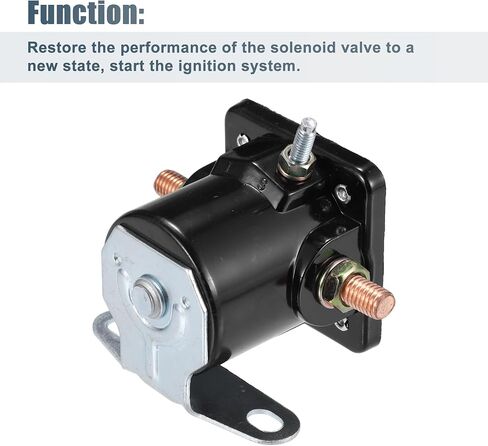 uxcell Universal Card Car Starter Solenoid Switch Relay Intermittent Duty 6 Volt DC Contactor Solenoid Control Relay Switch 3 Terminals in Saudi Arabia