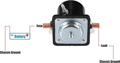 uxcell Universal Card Car Starter Solenoid Switch Relay Intermittent Duty 6 Volt DC Contactor Solenoid Control Relay Switch 3 Terminals in Saudi Arabia