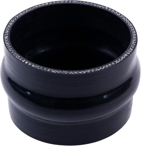 Silicone Straight Hump Coupler Hose, 4-Ply, 5.4mm Wall Thickness, 3'' Length(76mm) 11 Colors (Gloss Black, ID 4'' (102mm)) in Saudi Arabia