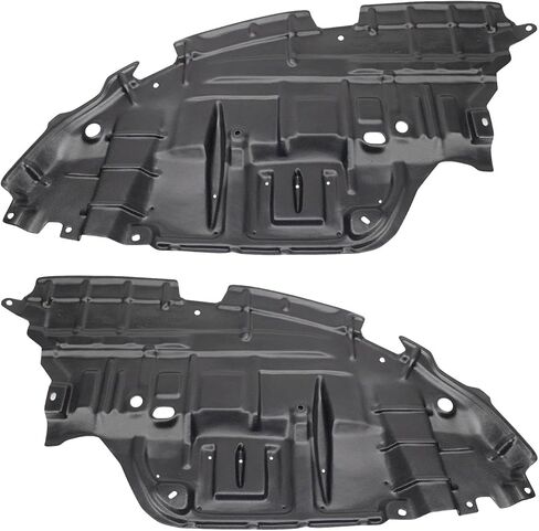 Front Driver & Passenger Side Engine Splash Shield Compatible with 2013-2015 Toyota Avalon TO1228197 TO1228198 in Saudi Arabia
