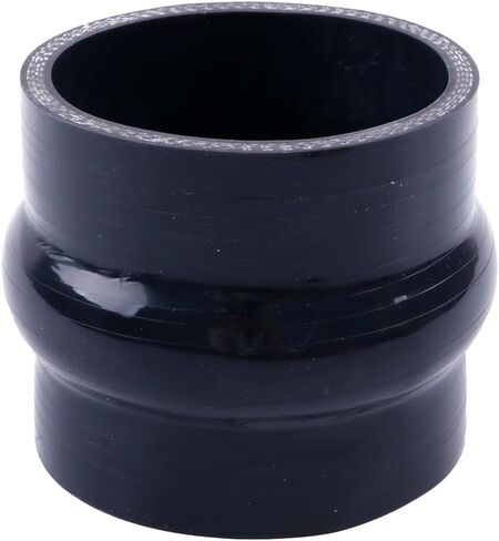 Silicone Straight Hump Coupler Hose, 4-Ply, 5.4mm Wall Thickness, 3'' Length(76mm) 11 Colors (Gloss Black, ID 4'' (102mm)) in Saudi Arabia
