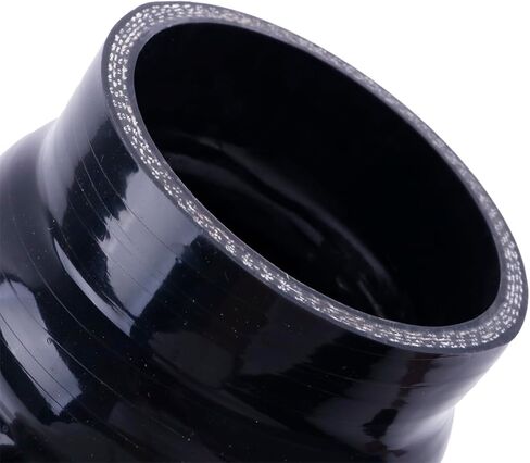 Silicone Straight Hump Coupler Hose, 4-Ply, 5.4mm Wall Thickness, 3'' Length(76mm) 11 Colors (Gloss Black, ID 4'' (102mm)) in Saudi Arabia
