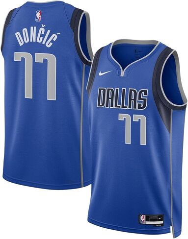 Luka Doncic Dallas Mavericks NBA Kids Youth 8-20 Blue Icon Edition Swingman Jersey in Saudi Arabia