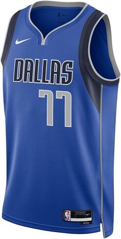 Luka Doncic Dallas Mavericks NBA Kids Youth 8-20 Blue Icon Edition Swingman Jersey in Saudi Arabia
