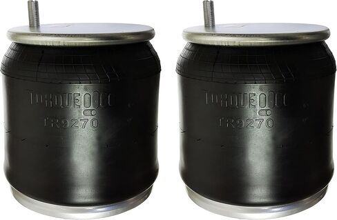 2 pack of TORQUE Trailer Air Spring Bag (Replaces Firestone 9270, W01-358-9270, Hendrickson S-20010, S-21208, S-25559, C-20010, C-21208, C-25559, Goodyear 1R13-119) (2 x TR9270) in Saudi Arabia