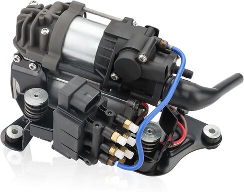 مضخة ضاغط تعليق JDMON Air Ride مع دعامة/كتلة صمام متوافقة مع BMW 7 Series G11 G12 740i 750i 760i Li 2016-2019، استبدل 37206861882 37206884682 in Saudi Arabia