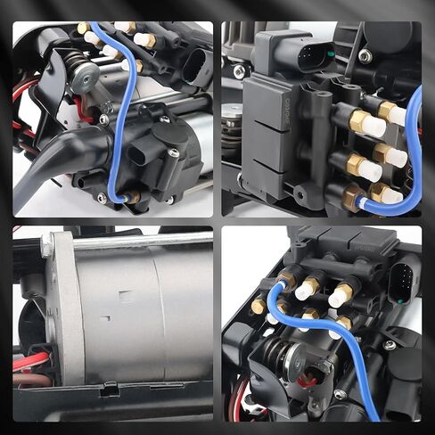 مضخة ضاغط تعليق JDMON Air Ride مع دعامة/كتلة صمام متوافقة مع BMW 7 Series G11 G12 740i 750i 760i Li 2016-2019، استبدل 37206861882 37206884682 in Saudi Arabia
