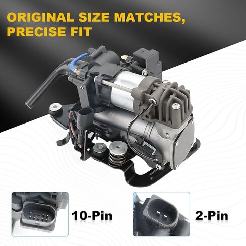 مضخة ضاغط تعليق JDMON Air Ride مع دعامة/كتلة صمام متوافقة مع BMW 7 Series G11 G12 740i 750i 760i Li 2016-2019، استبدل 37206861882 37206884682 in Saudi Arabia
