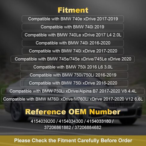 مضخة ضاغط تعليق JDMON Air Ride مع دعامة/كتلة صمام متوافقة مع BMW 7 Series G11 G12 740i 750i 760i Li 2016-2019، استبدل 37206861882 37206884682 in Saudi Arabia