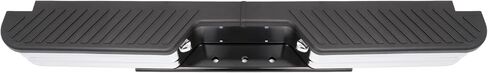 KUAFU Rear Bumper Compatible with 1967-1991 Chevy Chevrolet GMC C/K Fleetside,1972-1993 Dodge Fleetside Ram charger 1967-1998 Ford Bronco F250 F350HD Super Duty F-Series Styleside Silvery in Saudi Arabia