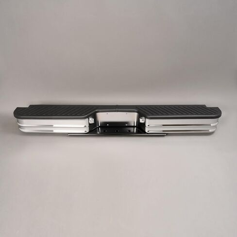 KUAFU Rear Bumper Compatible with 1967-1991 Chevy Chevrolet GMC C/K Fleetside,1972-1993 Dodge Fleetside Ram charger 1967-1998 Ford Bronco F250 F350HD Super Duty F-Series Styleside Silvery in Saudi Arabia