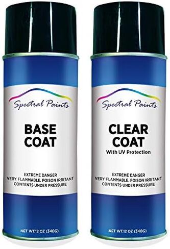 Spectral Paints Compatible/Replacement for Nissan 732 Black Pearl - Aerosol Touch-Up Spray Paint & Clear in Saudi Arabia