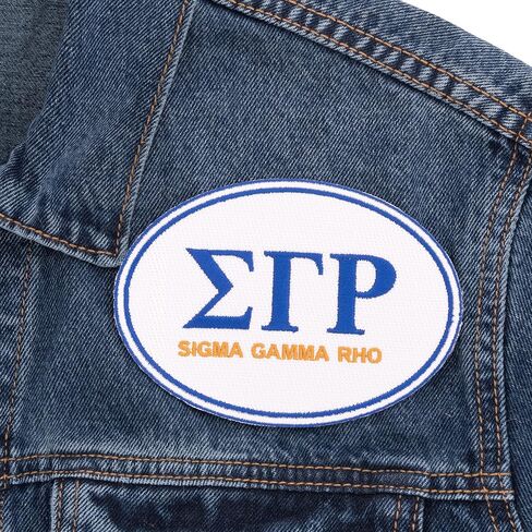 Desert Cactus Sigma Gamma Rho Patch Sorority Divine 9 Embroidered Appliqué Patch Sew or Iron On Blazer Jacket Bag (Felt Letterman Patch) in Saudi Arabia