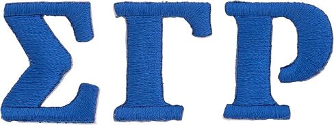 Desert Cactus Sigma Gamma Rho Patch Sorority Divine 9 Embroidered Appliqué Patch Sew or Iron On Blazer Jacket Bag (Felt Letterman Patch) in Saudi Arabia
