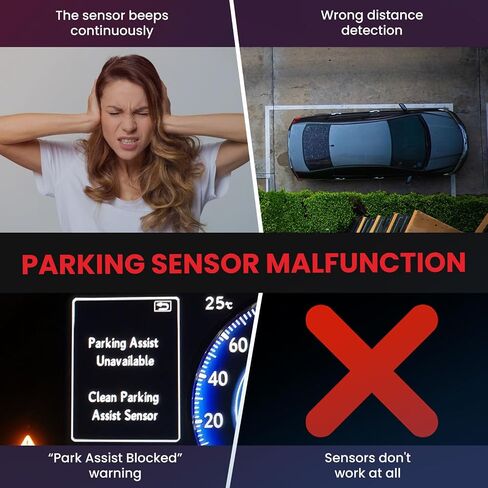 MOCA Parking Assist Sensor Fit 2016-2023 for Nissan Maxima 3.5L Rear, 2013-2018 Altima 2.5L & 3.5L Rear, 2015-2017 for Infiniti QX80 5.6L Front Rear in Saudi Arabia