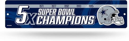 Rico Industries NFL Chicago Bears 16-Inch Plastic Street Sign Décor in Kuwait