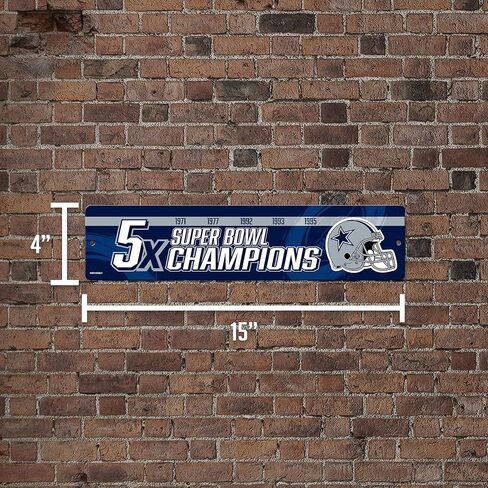 Rico Industries NFL Chicago Bears 16-Inch Plastic Street Sign Décor in Kuwait