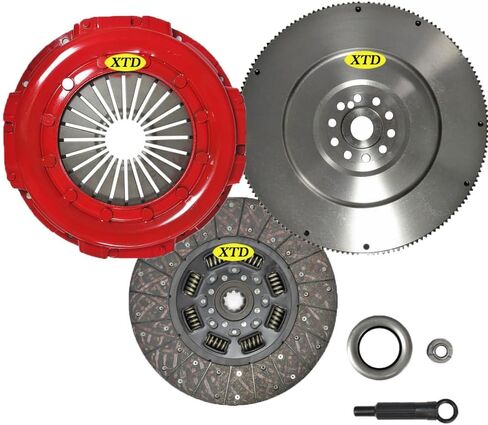 XTD Stage 2 Clutch Kit + Flywheel Compatible With 1999-2003 Ford F250 F350 F450 F550 F650 F750 7.3L Disel in Saudi Arabia
