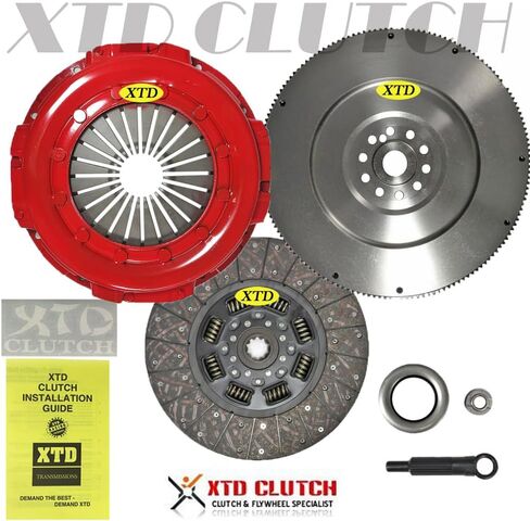 XTD Stage 2 Clutch Kit + Flywheel Compatible With 1999-2003 Ford F250 F350 F450 F550 F650 F750 7.3L Disel in Saudi Arabia
