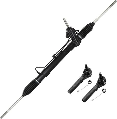 Detroit Axle - Rack and Pinion Kit for 2008 2009 2010 Dodge Grand Caravan Chrysler Town & Country, Complete Power Steering Rack and Pinion, 2 Outer Tie Rods Replacement in Saudi Arabia