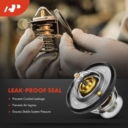 A-Premium Engine Coolant Thermostat with O-ring Compatible with Subaru Outback, Forester, Impreza, CrossTrek, Legacy, XV Crosstrek, BRZ & Mitsubishi Outlander, Lancer, RVR & Scion FR-S & Toyota GR86 in Saudi Arabia