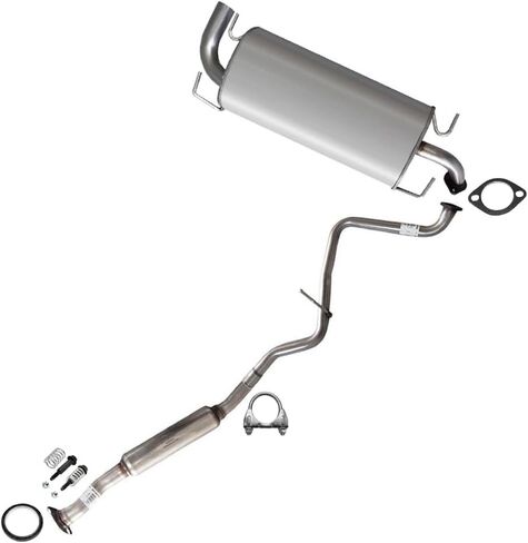 Northeastern Exhaust | Stainless Steel - Exhaust Resonator, Muffler Compatible for Subaru Impreza 2008-2011 2.5L Hatchback | Automotive Replacement Part - Includes Gaskets, Clamp, and Spring Bolt Kit in Saudi Arabia
