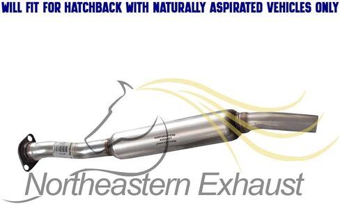 Northeastern Exhaust | Stainless Steel - Exhaust Resonator, Muffler Compatible for Subaru Impreza 2008-2011 2.5L Hatchback | Automotive Replacement Part - Includes Gaskets, Clamp, and Spring Bolt Kit in Saudi Arabia
