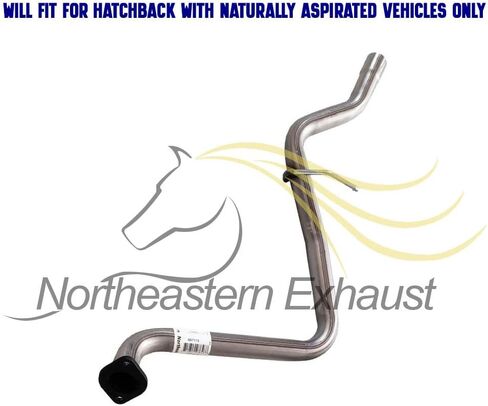 Northeastern Exhaust | Stainless Steel - Exhaust Resonator, Muffler Compatible for Subaru Impreza 2008-2011 2.5L Hatchback | Automotive Replacement Part - Includes Gaskets, Clamp, and Spring Bolt Kit in Saudi Arabia