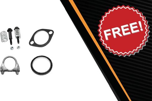 Northeastern Exhaust | Stainless Steel - Exhaust Resonator, Muffler Compatible for Subaru Impreza 2008-2011 2.5L Hatchback | Automotive Replacement Part - Includes Gaskets, Clamp, and Spring Bolt Kit in Saudi Arabia