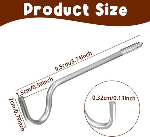 4 Pieces Single Curtain Rod Support, Silver Simple Curtain Rod Support Bracket Middle Metal Curtainrod Center Supporting Without Screws for Supporting Curtain Poles in Saudi Arabia