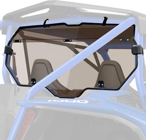 Tinted Rear Windshield for Honda Talon 1000X 1000R, 95% Light Transmittance Back Windshield with UV-Resistant, Clear Polycarbonate Material, Replaces #0SB73-HL6-A00 in Saudi Arabia