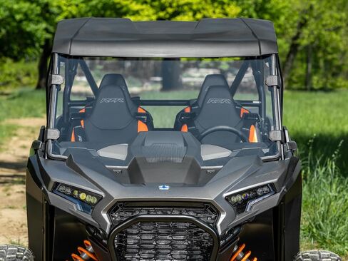 SuperATV Polaris RZR XP Full Windshield for RZR XP/RZR XP 4 & RZR XP 1000 Models - See Fitment | Total Control Over Airflow | Protects Against Debris | USA Made in Saudi Arabia
