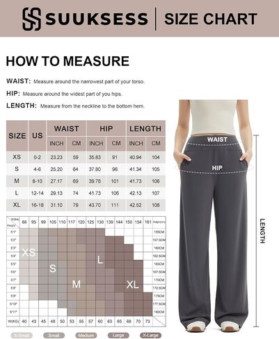 SUUKSESS Women Casual Wide Leg Pants 2025 High Waisted Lounge Work Pant with Pockets in Saudi Arabia