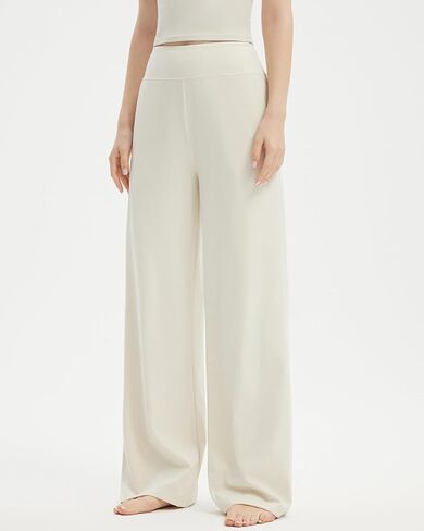 SUUKSESS Women Casual Wide Leg Pants 2025 High Waisted Lounge Work Pant with Pockets in Saudi Arabia