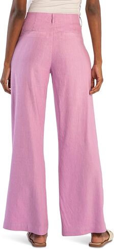 KUT from the Kloth Womens Petite Meg High-Rise Wide Leg Pants in Orchid in Saudi Arabia