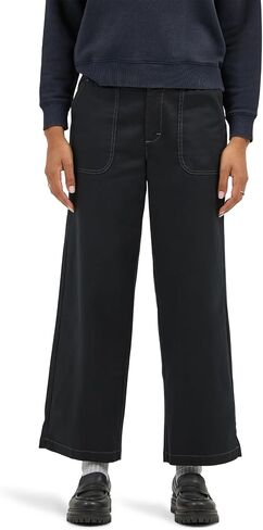 Lee Womens Ultra Lux Comfort Wide Leg Utility Crop Capri Pant in Saudi Arabia
