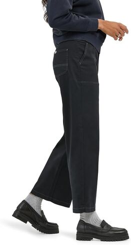 Lee Womens Ultra Lux Comfort Wide Leg Utility Crop Capri Pant in Saudi Arabia