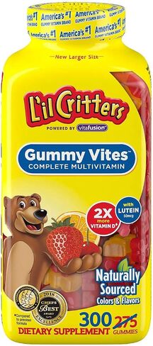 مكمل غذائي متعدد الفيتامينات قابل للمضغ للأطفال من Gummy Vites، عدد 300 in Saudi Arabia