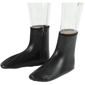 Muslim Socks Unisex PU Leather Socks Antiskid Islamic Socks for Camping Fishing Hunting Sunnah Khuff Socks