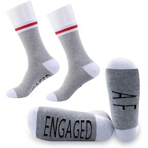JXGZSO Engaged AF Socks Engagement gift Bride to Be Gift Bridal Shower Gift Bachelorette Party Gift Newly Engaged