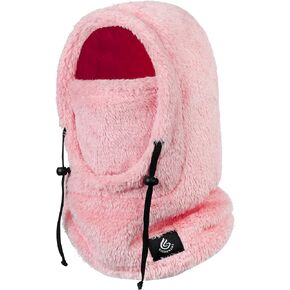 Gisdanchz Fleece Ski Mask for Women Men, Balaclava Neck Warmer Helmet Cover Hood for Cold Weather