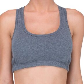 حمالة صدر نسائية من Cottonique لا تسبب الحساسية بظهر متسابق (7، ميلانج) in Kuwait