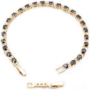 RIZILIA Fold Over Bracelet Extender Clasp 1.2inch/3cm, in 18K Yellow Gold Plated (No Bracelet Included)