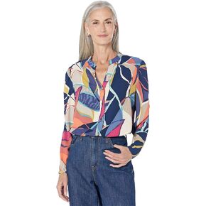 NIC+ZOE Women's Plus Size Jigsaw Leaf Top in Saudi Arabia