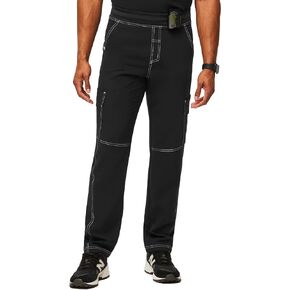 FIGS Axim Cargo Utility Scrub Pants for Men — Classic Fit, Straight Leg, 7 Pockets, 4-Way Stretch — Amazon Exclusive in Kuwait