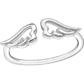 Hypoallergenic Sterling Silver Midi Ring, Above Knuckle Ring, Mid Finger Ring (Adjustable)