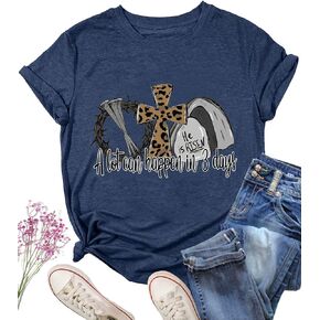 A Lot Can Happen in 3 Days Shirt Women Christian Jesus Easter Day Tshirts Religious Short Sleeve Tee Tops