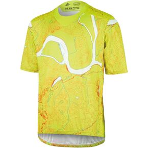 CEROTIPOLAR Men's Loose Fit Cycling Jersey Bike Shirts 3 Rear Pockets Wicking, Breathable, Fast Dry