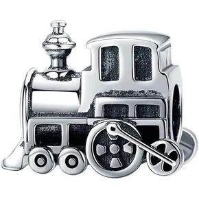 سحر القطار 925 من الفضة الاسترليني خرز خيط سحر السفر مناسب للأساور الساحرة للنساء in Kuwait